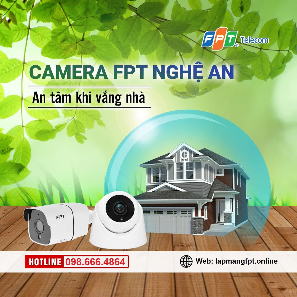 Lắp đặt camera FPT tại Nghệ An 